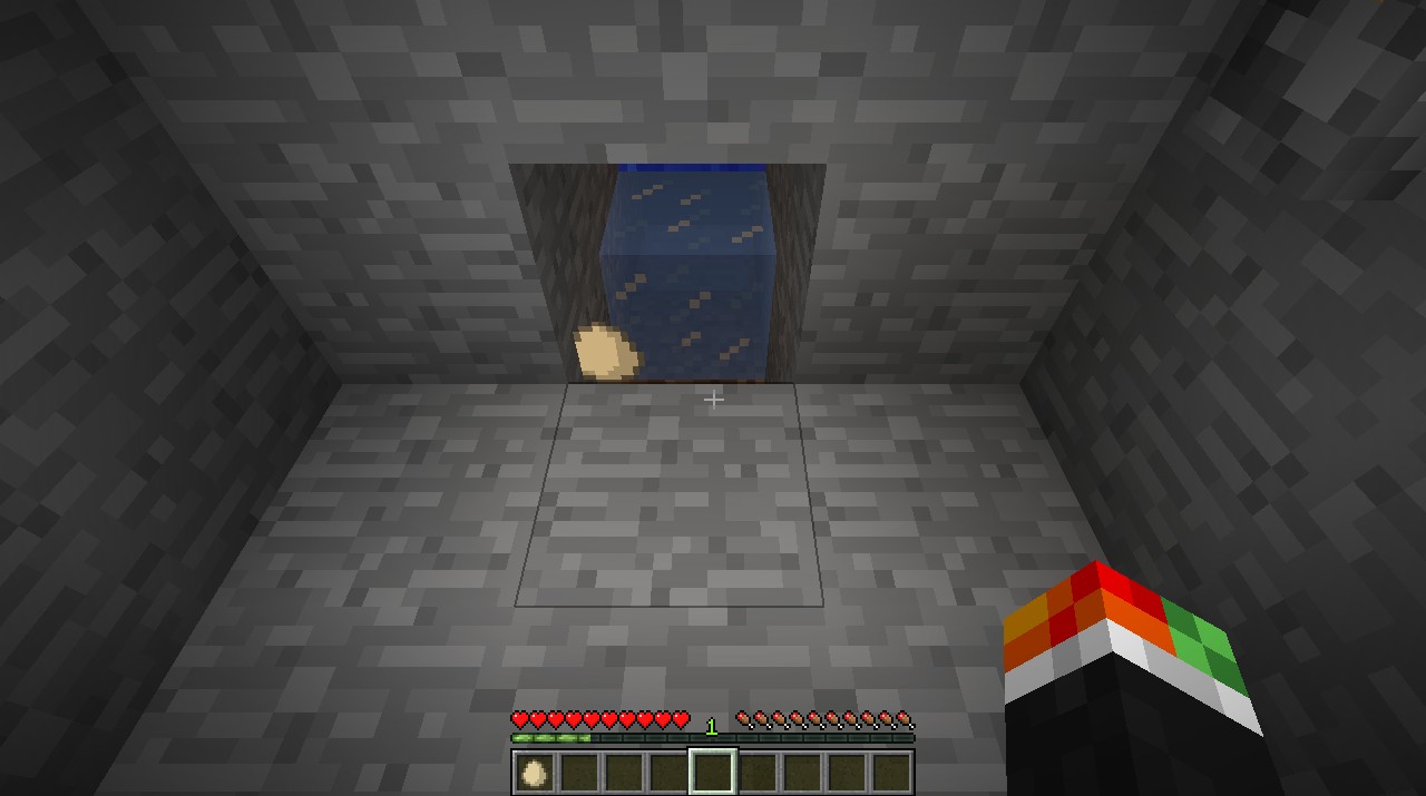 the trash when its open